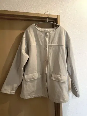 ESSEME 화이트 노카라 자켓 M 사이즈