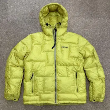 새상품급 마모트 marmot 다운 자켓 M-3 점퍼 M 남성용 노랑