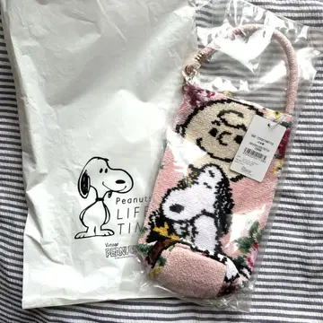 페이러 새상품 보틀 파우치 보틀 케이스 스누피 찰리 한정판