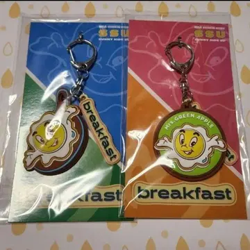 Mrs. GREEN APPLE Breakfast 러버 키링 A B