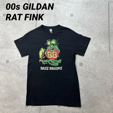 [ 새상품급 ] GILDAN 길단 RAT FINK 랫 핀크 반팔 T셔츠