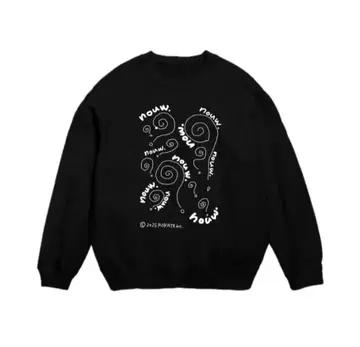 nouw 'Question' sweat 2025 A/W1st black