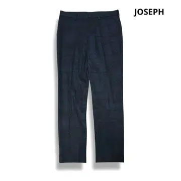 JOSEPH 울 팬츠 페이즐리 올 패턴 48 블랙 네이비