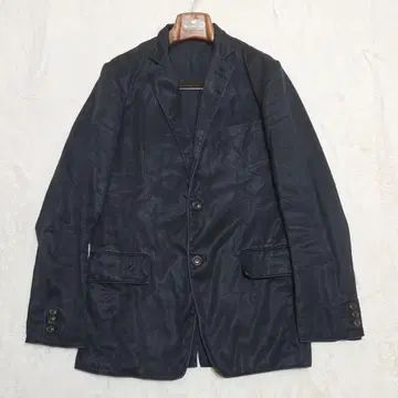 SHELLAC 셀락 린넨 코튼 테일러드 자켓 블랙