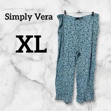 당일 발송 Simply Vera [ XL ] 꽃무늬 이지 팬츠 빅 사이즈