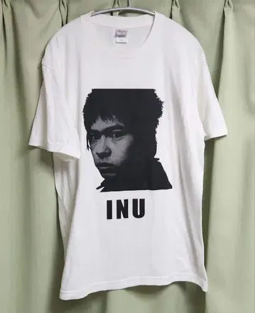 초레어! INU 밥 먹지 마! T셔츠 L 사이즈 화이트 마치다마치쿠라