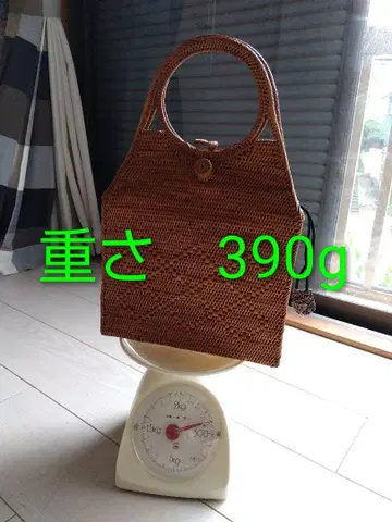 경량 뜨개질 디자인 바스켓백 390g