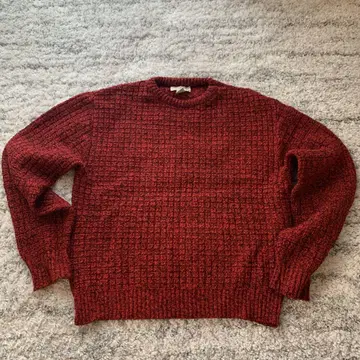 AMERICAN EAGLE 빨간색 크루넥 스웨터