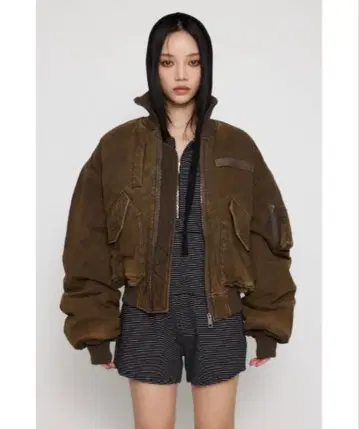 라구아젬 MA-1 브라운 2025AW 여성용 아우터 블루종
