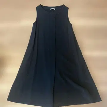 ROSS035 블랙 슬리브리스 원피스