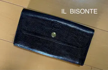 IL BISONTE 블랙 장지갑 USED 블랙