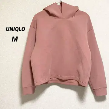 유니클로 후드티 핑크 M