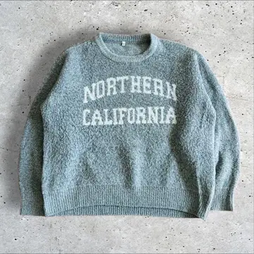 민트 그린 NORTHERN CALIFORNIA 스웨터