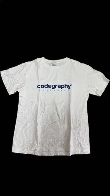 Code:graphy 화이트 T셔츠 M 사이즈