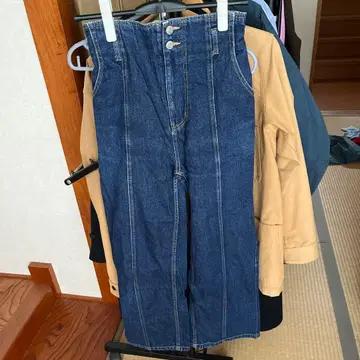 하이웨스트 데님 팬츠