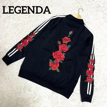 새상품급 레전드 저리 트랙 자켓 장미 자수 M 사이즈