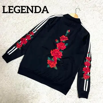 새상품급 레전드 저리 트랙 자켓 장미 자수 M 사이즈
