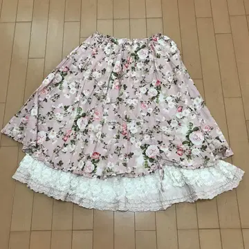 핑크하우스 꽃무늬 스커트