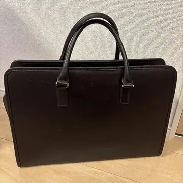 가죽 비즈니스 백 브라운