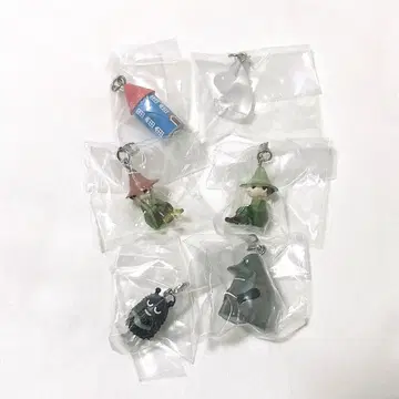 무민 메지루시 액세서리 2종 총 6개 컴플리트