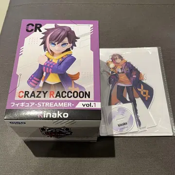 GiGO CRAZY RACCOON 피규어 아크릴 스탠드 키나코