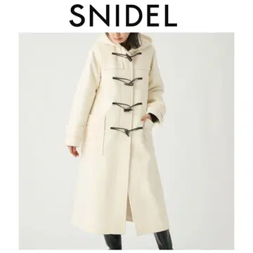 snidel 스나이델 롱 더플 코트 화이트 아우터