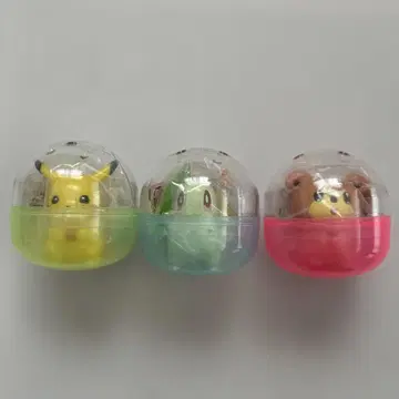 포켓몬 팬 3개 미개봉 가챠