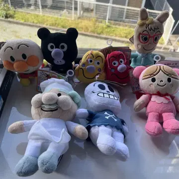 호빵맨 봉제 인형 세트