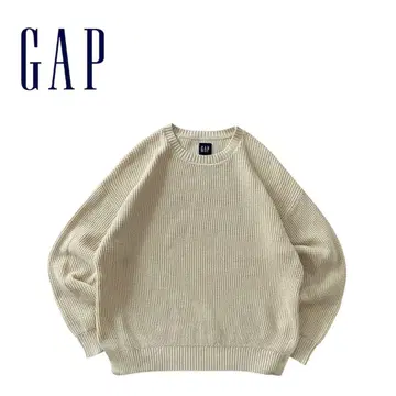 [ 새상품급 ] GAP 갭 00s 코튼 니트 풀오버 와플 니트