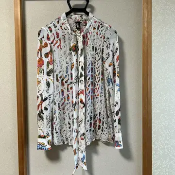 Desigual 컬러풀 프린트 롱 슬리브 셔츠 L