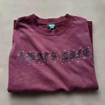 [ that's life ] Faded Gleam Script Tee