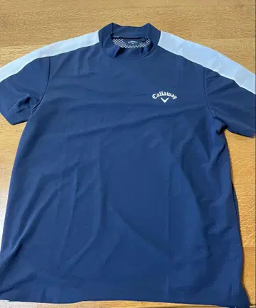 주말 할인 새상품급 Callaway 모크넥 셔츠 L 네이비