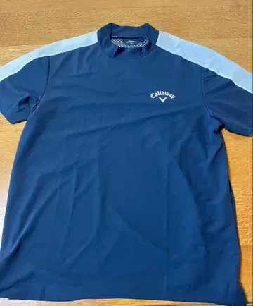 주말 할인 새상품급 Callaway 모크넥 셔츠 L 네이비