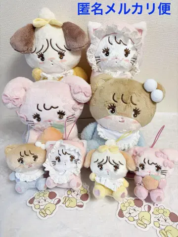 mikko characters 후와후와 BABY 마스코트 봉제 인형 전종