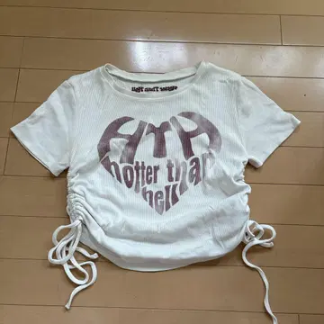 화이트 T셔츠 hotter than hell