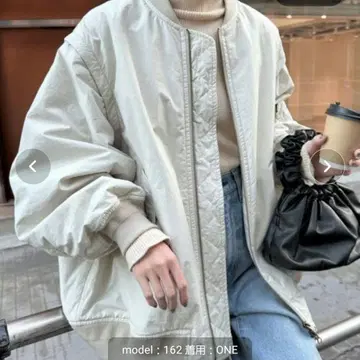 CIAOPANIC TYPY 아이보리 MA-1 자켓