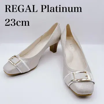 [컨디션 최상] REGAL Platinum 버클 펌프스 23cm