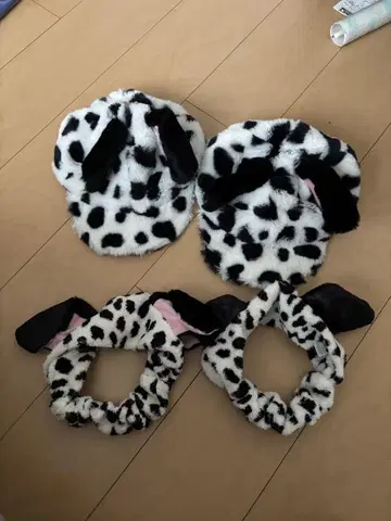 달마시안 모자 헤어밴드 머리띠
