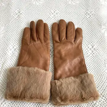 Gala Gloves 천연 가죽 퍼 장갑 7 1/2 사이즈