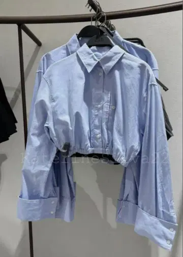 [ ZARA ] 크롭 개버딘 셔츠