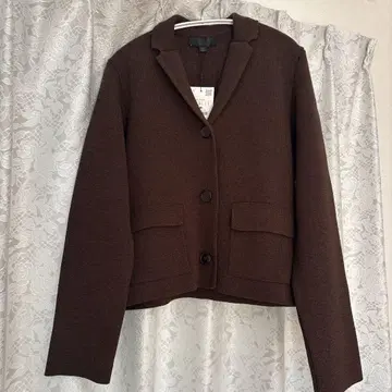 ZARA 니트 자켓 브라운 가디건 미사용 새상품