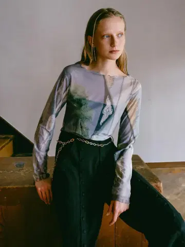 MARTE Sahara / Sheer Top