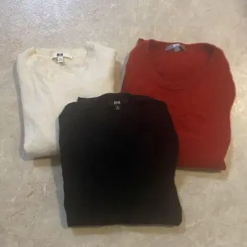 UNIQLO 캐시미어 니트 3세트 M 사이즈