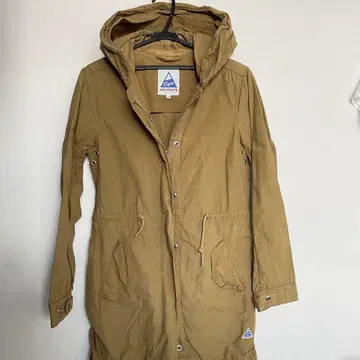 Cape Heights 후드 부착 모즈 코트 XS 베이지
