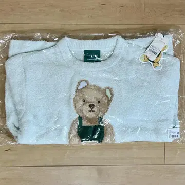 스벅 젤라피케 파우더 베어 자카드 풀오버 민트 그린