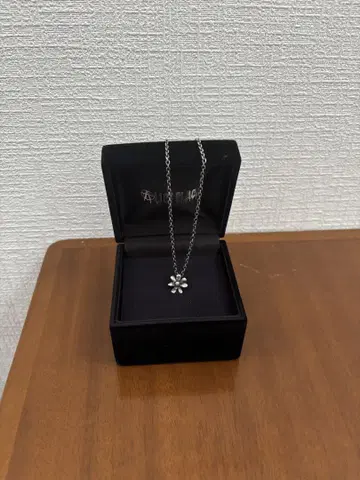 alis black 실버 925 플라워 목걸이