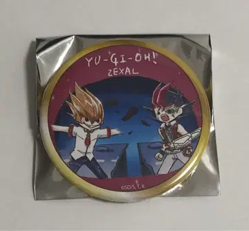 유희왕 ZEXAL 신게츠 레이/벡터 츠쿠모 유마 캔뱃지