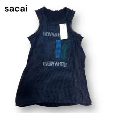택 포함 새상품 sacai 사카이 슬리브리스 레이어드 티셔츠 사이즈 1