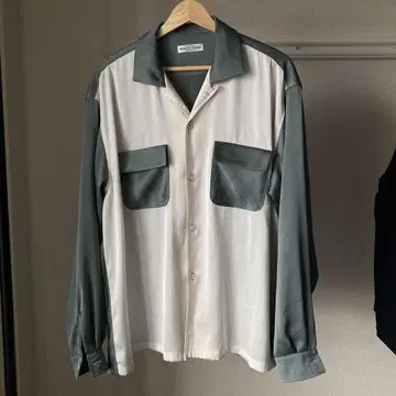 MIDNORTH TAILORS SATIN BICOLOR BOX SHIRT