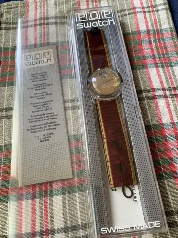 SWATCH POP 모델 버튼풍